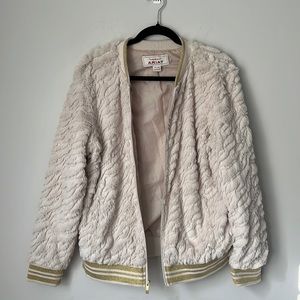Ariat Womens Lady Luck Fuzzy Bomber Jacket